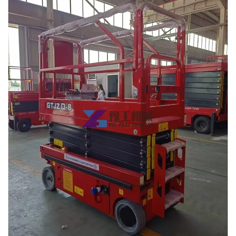 Plate-forme élévatrice à ciseaux de fabrication d'ascenseur automotrice de bonne qualité, plate-forme Mobile à haute altitude, chariot de devoirs d'usine en Chine