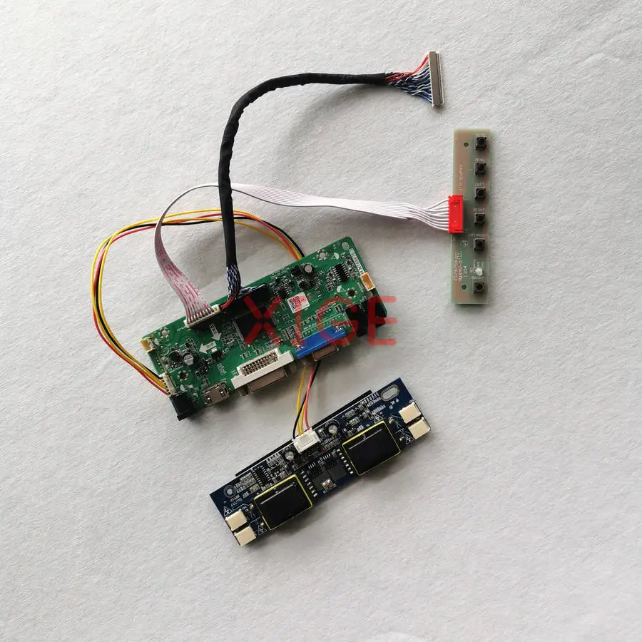 

LCD Matrix Controller Drive Board Fit MT190EN02 M190E3 M190E1 M190E5 HDMI+DVI+VGA LVDS 30-Pin 1280*1024 1280x1024 4-CCFL DIY Kit