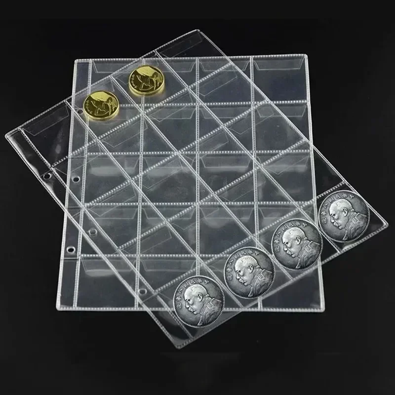 

10pcs Currency Album Coin Collecting Supplies Coin Collection Storage Book Pocket Coin Display Organiser for Currency Collectors