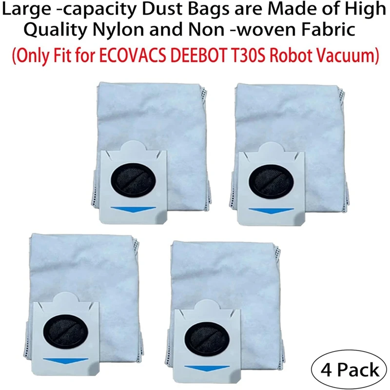 Parti di ricambio per ECOVACS DEEBOT T30S Robot Vacuum spazzola laterale principale filtro HEPA Mop Pad accessori per sacchetti della polvere