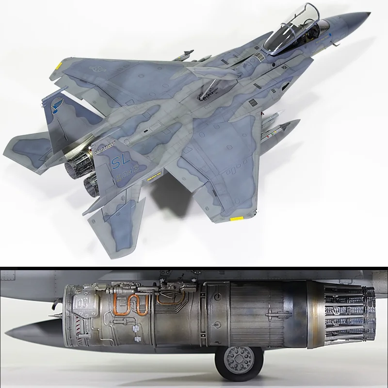 Great Wall Hobby L4817 1/48 Scale USAF F-15C MSIP II - United States Air National Guard (Plastic Model)