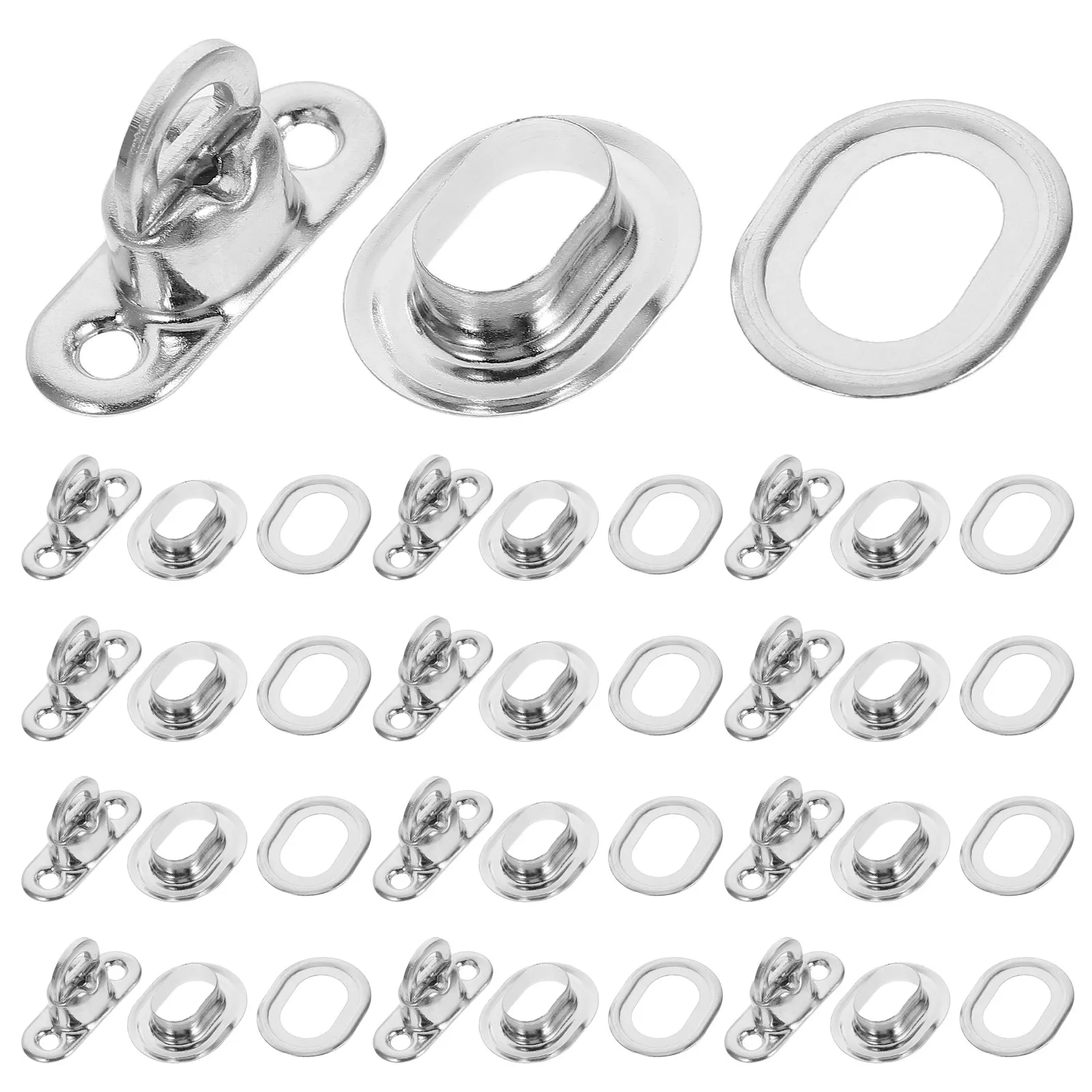 

20 шт. застежек-твистлоков для тентов, серебристо-белые металлические латунные пряжки-замки для сумок, фурнитура для ремонта сумок и кошельков своими руками