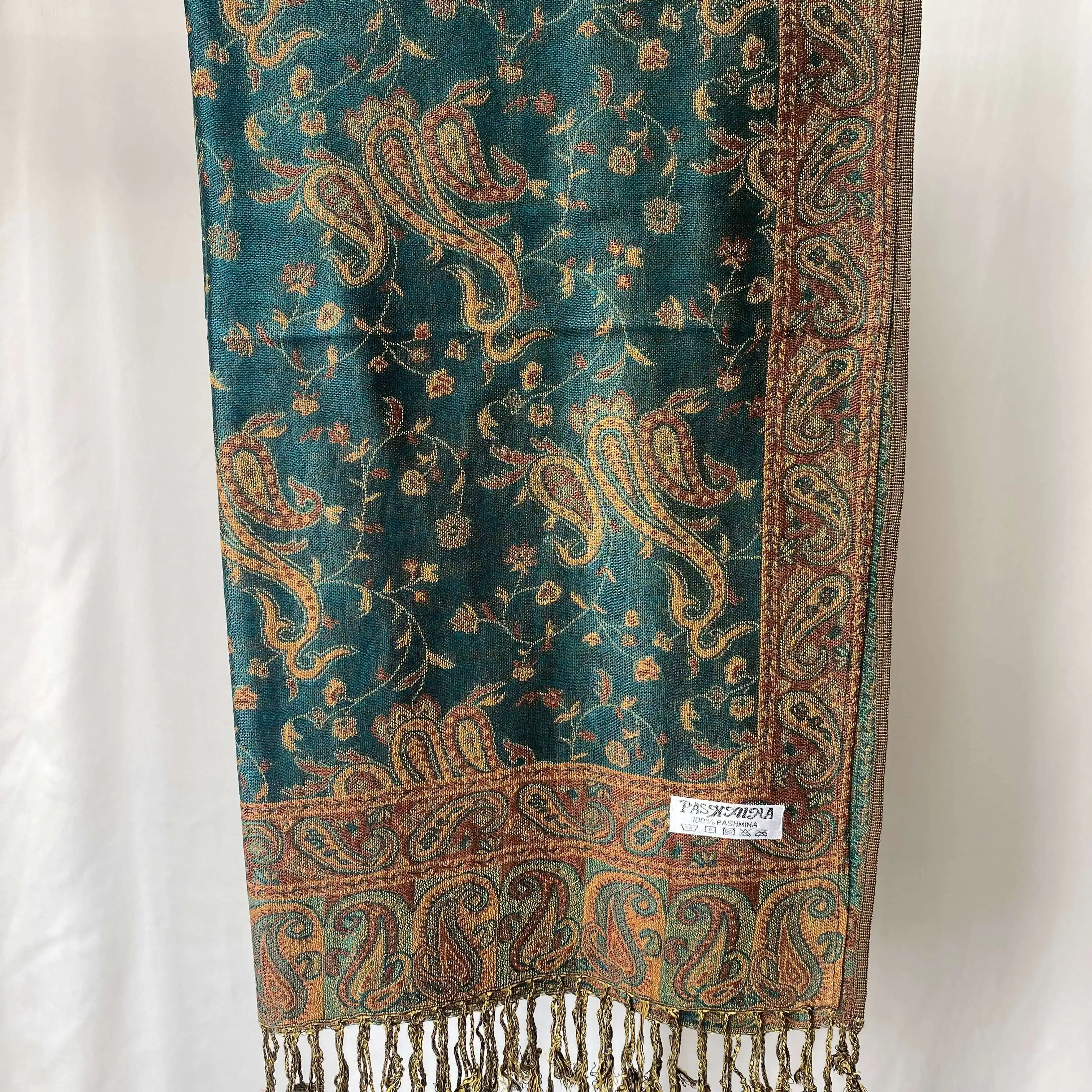 Jacquard Design de mode longue printemps écharpe Pashmina glands femmes décontracté hiver foulards dames Hijabs Paisley châles