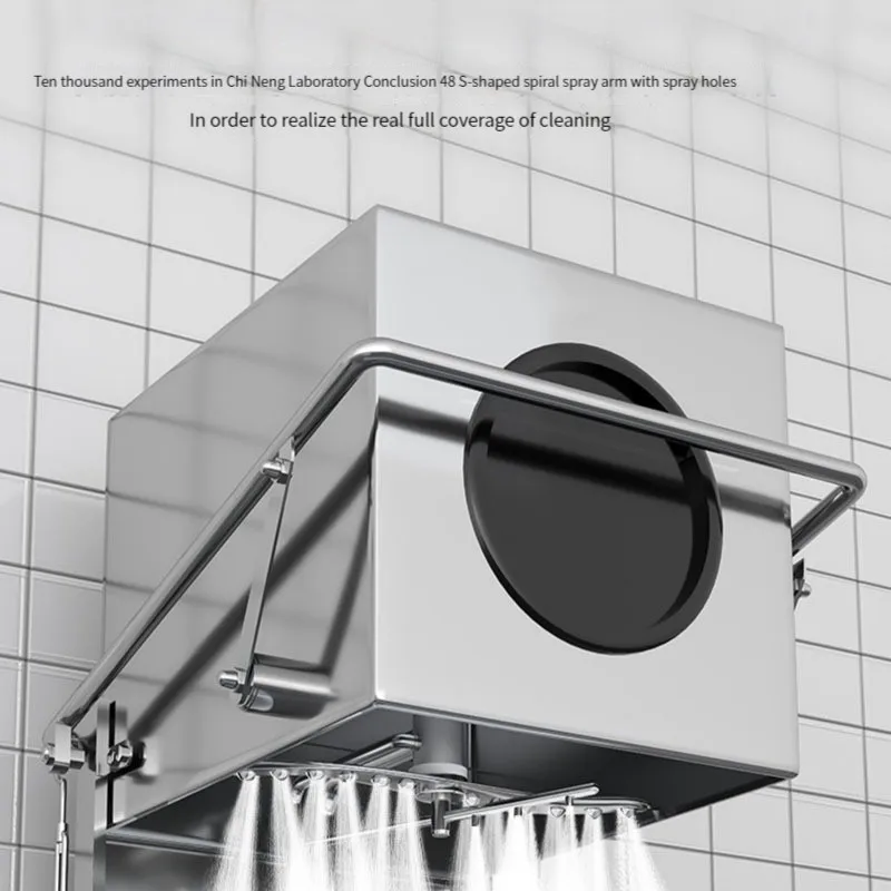 Uncovering full-automatic dishwasher Large capacity dishwasher for small restaurants in commercial large hotels