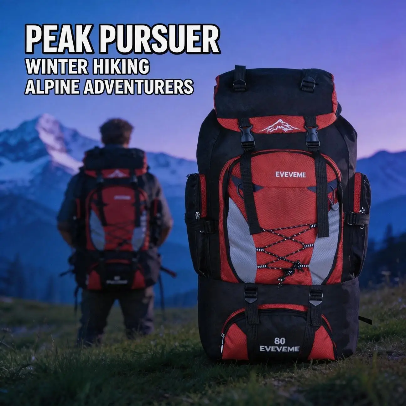 Backpack Climbing for Outdoor Camping