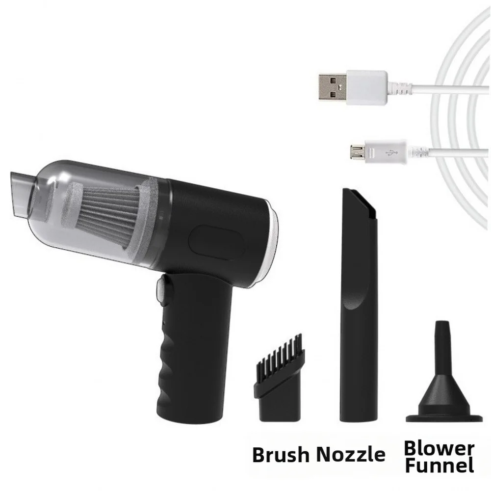 Vacuum Cleaner Accessories Dual Suction Blowing Plastic Cleaning Tools USB Rechargeable Handheld Cordless Vacuum Cleaner Kit