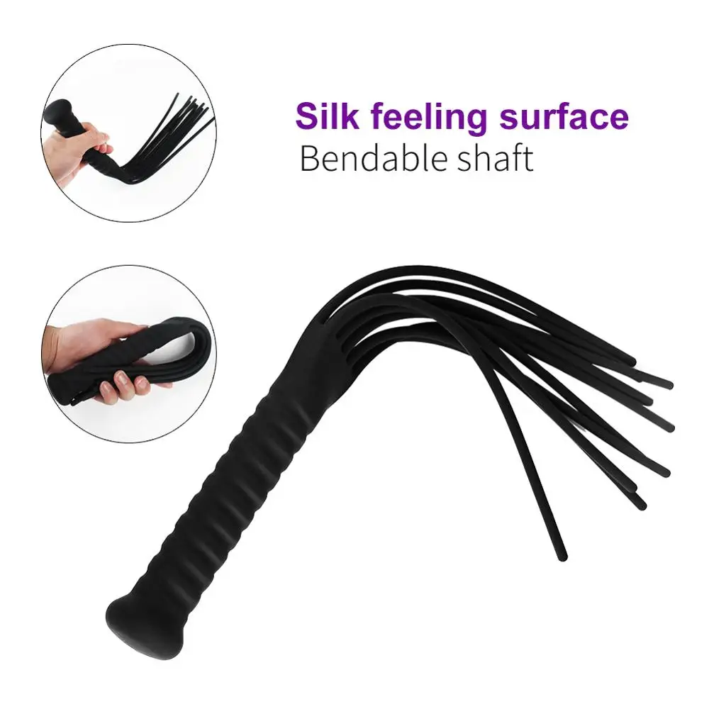 Silicone Bondage Gear Brinquedos Sexuais Chicote Erótico Fetiche Espancando Escravo Cosplay Jogos Adultos Ferramentas Para Casais Sexshop Produtos