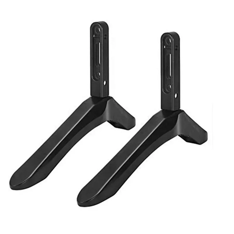 Steel TV Base For LCD Pedestal Screen Stand Home Universal Monitor Riser For 32 To 65 Inches