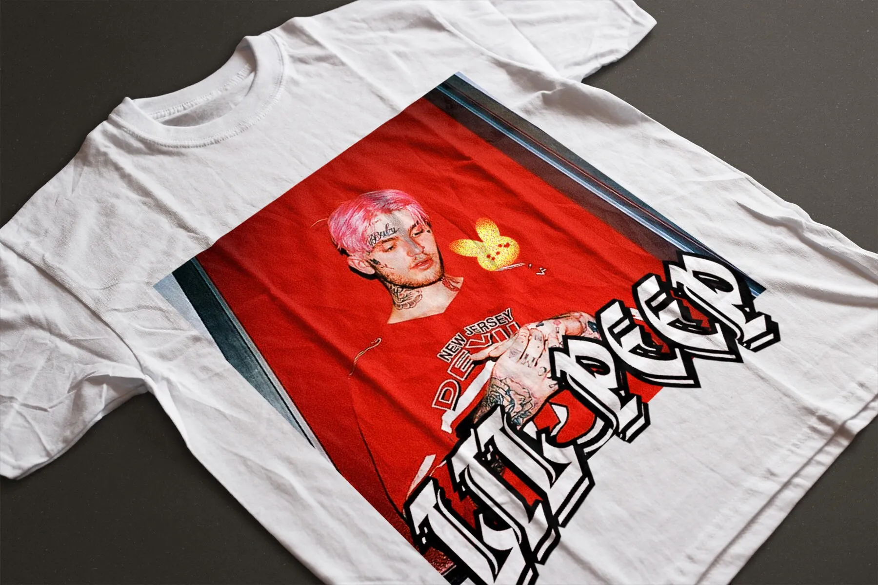 Lil Peep T Shirt Hell Boy 100% Cotton S / Meters / L US