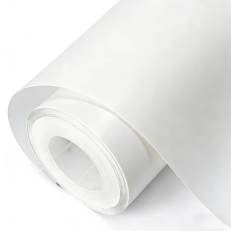 Filme Vinílico Premium Branco Fosco para Envelopamento de Carros com Liberação de Ar, Adesivo DIY para Bicicleta, Console, Computador e Telefone