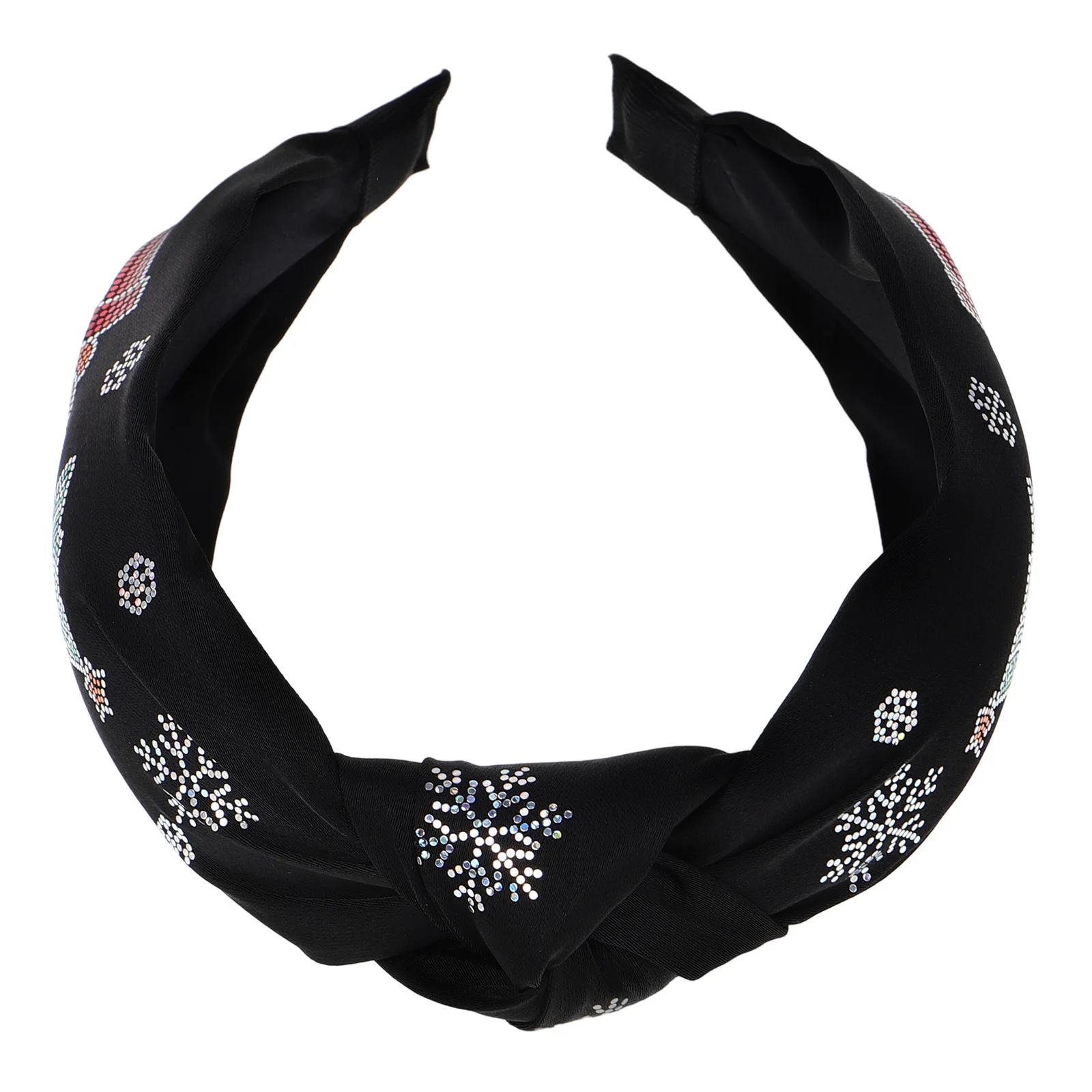 

Wide Knot Christmas Headband for Women Elegant Knotted Hairband Fashion Holiday Party Xmas Hair Accessories Wide Knot Hairband