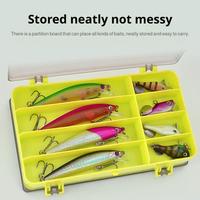 New Double-Sided Fishing Tackle Box Organizer, Large And Small, Fishing Accessories Storage Case For Lures, Hooks, Lure Tools