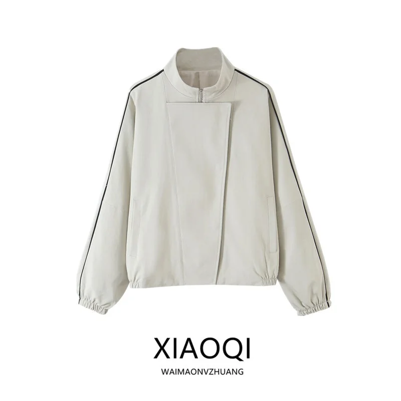 Women's Loose Pilot Jacket Coat Autumn 2026 New Design Sensation Versatile  Decoration Outerwear Fashionable Short Coat