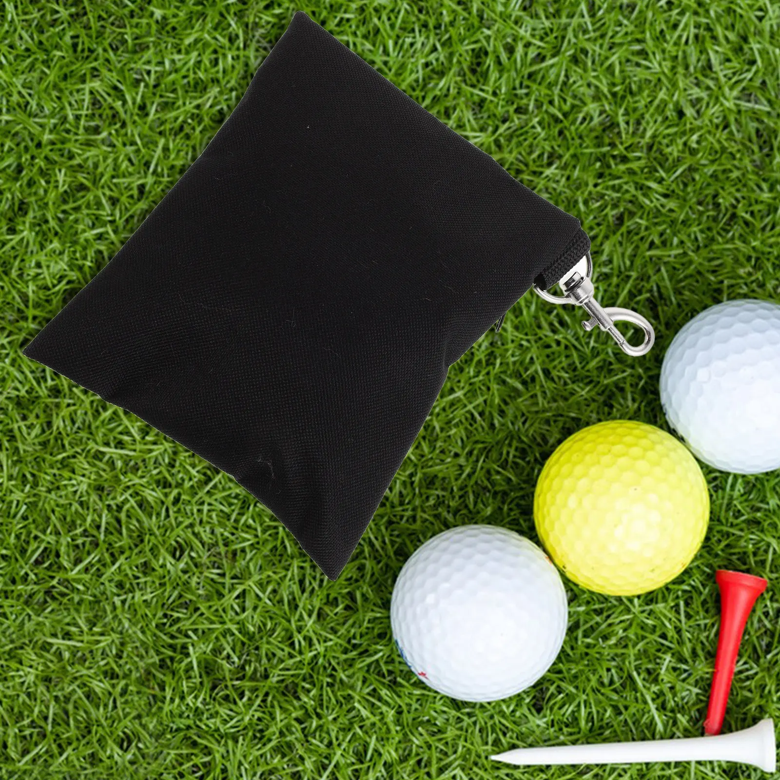 

Golf Ball Bag Stable Lightweight Professional Waist Pouch Portable Golf Tee Holder Organizer Storage Compact Accessory for Daily