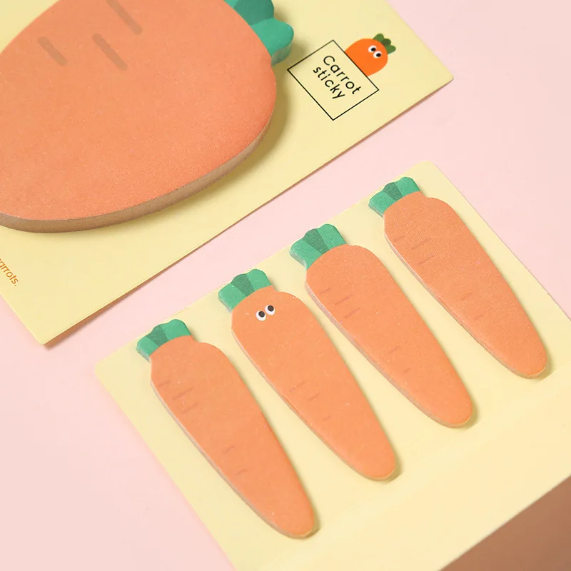 الجزرة لطيف مذكرة الوسادة كتاب المفكرة علامة مذكرة الطالب ملاحظة مكتب الملحقات Kawaii #1