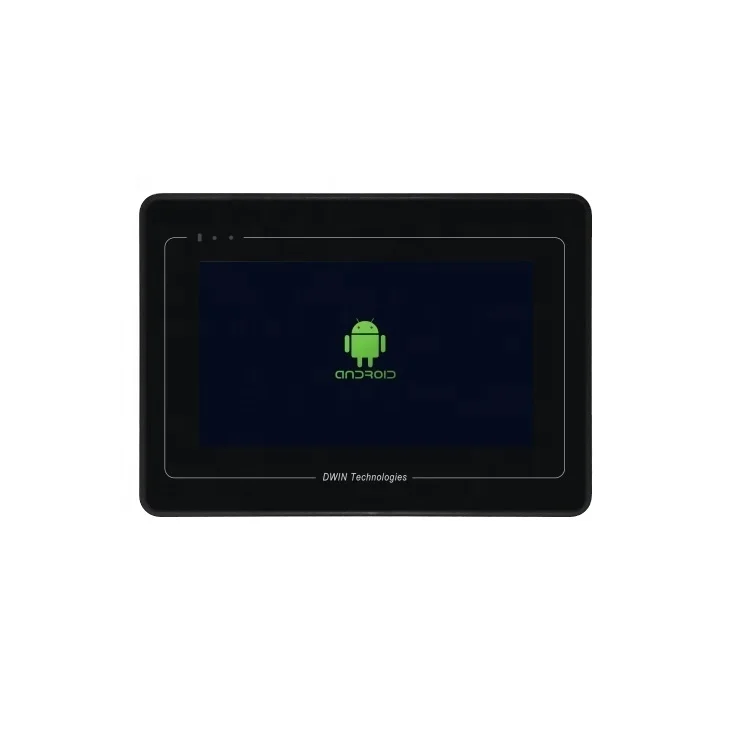 2026 DWIN 7 Inch 1024x600 250nit RK3566 Industrial IPS Wi-Fi Android TFT LCD Display Module Capacitive Touch Screen with Enclosu