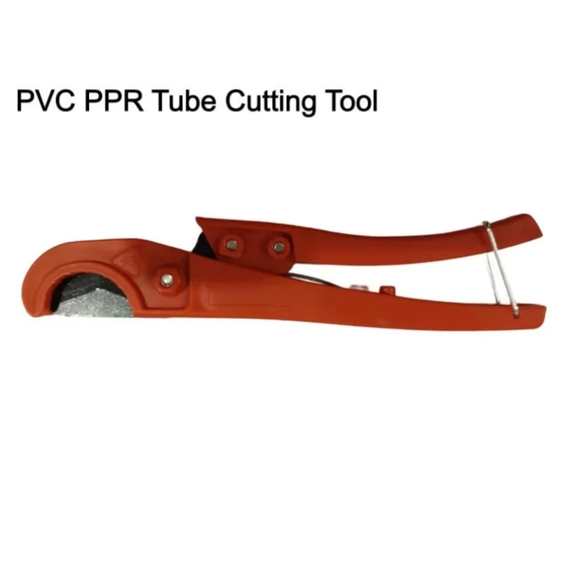 1PC Plastic Pipe One-Hand Operation PVC PPR Tube Cutting Tool Compact Scissors Design Portable PEX Pipe Cutter Tools