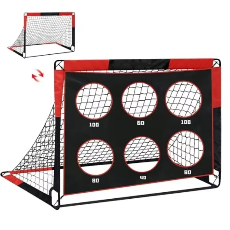 Portable and Detachable 420D Oxford Cloth Football Goal Net Durable 2-in-1 Court Equipment