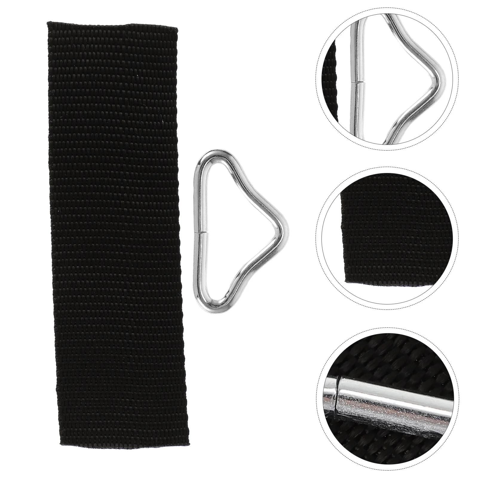 30pcs Trampoline Triangle Rings Replacement For Trampoline Triangle Ring Jumping Bed Bungee Mesh Cloth Outdoor Gear Repair