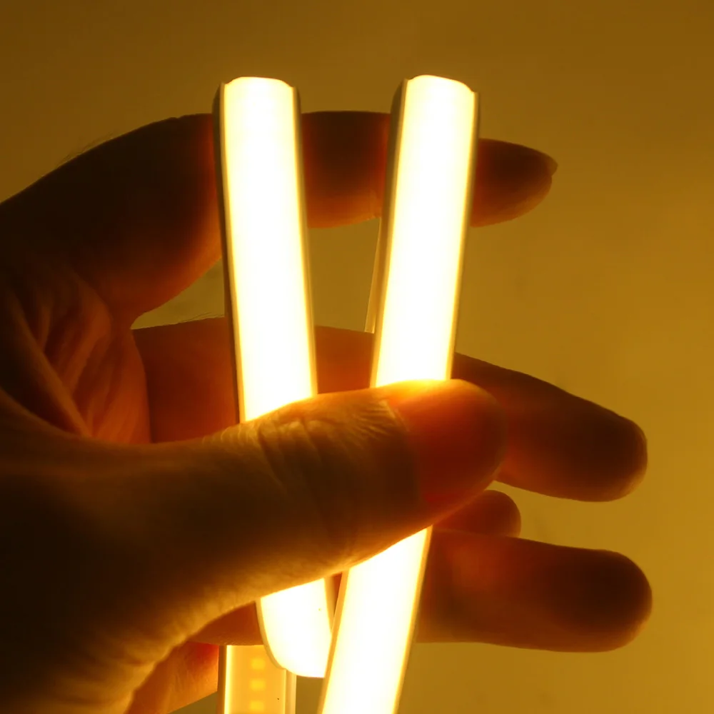 DC 12V 24V COB LED Strip Neon Light Dimmable 320LED/m Flexible Silicone Rope Lights Linear Lighting 1m 2m 5m 10m 15m 20m 50CM