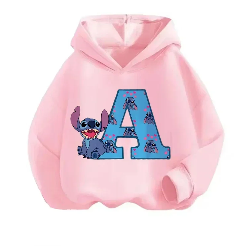 

Disney Children's Hoodies ABCD Letter-printed Hoodies and Cartoon Tops for Girls and Boys Autumn and Winter
