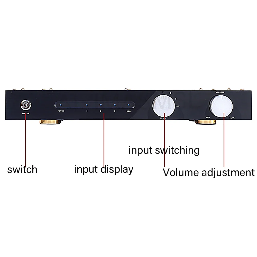 AIYIMA SMSL Reference Accuphase C245 Single-ended Class A Preamp Fully Balanced HIFI Preamplifier Professional Audio Amp