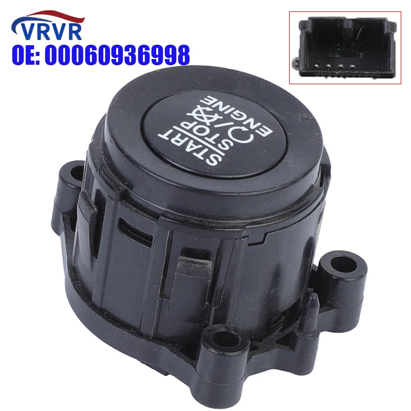 VRVR 00060936998 Start Stop Ignition Switch A2C98711704 For 2017-2021 Jeep Compass