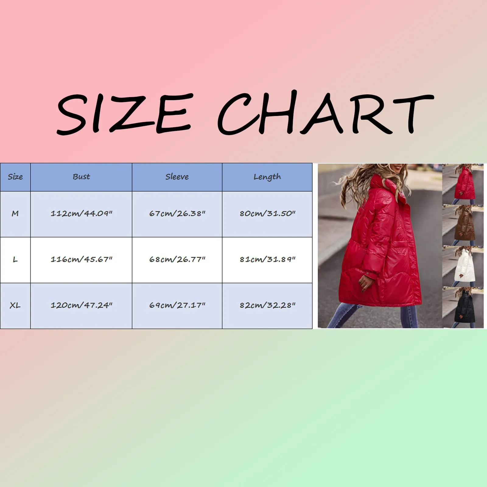 Fashion Women Bright White Red Black Puffer Jacket Winter Warm Bubble Coats Shiny Leather Parkas Down Zipper Parkas Jacket