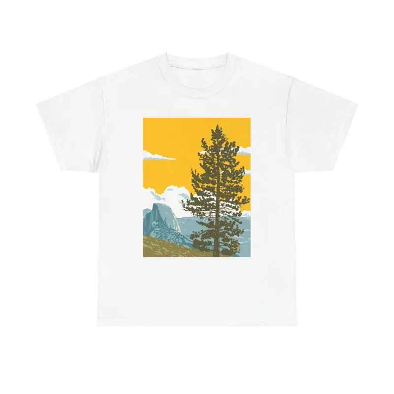 Half Dome Vista T Shirt yosemite national park travel souvenir hiking nature