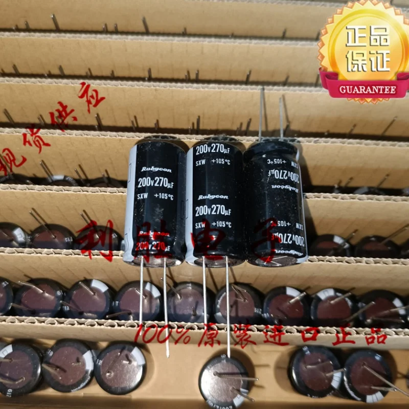 

5pcs ruby electrolytic capacitor 200V 270UF 18X35 SXW replaces 200V 220UF 105 degrees