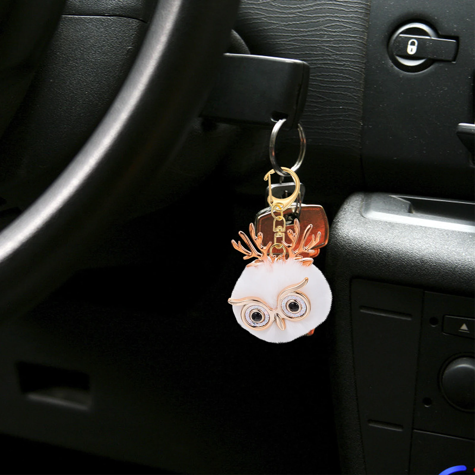 

50 Pcs C Snap Spring Buckle Keychains D Rings Heavy Duty Hooks Craft Supplies Multi Functional Accessories Wallet Holder Jewelry