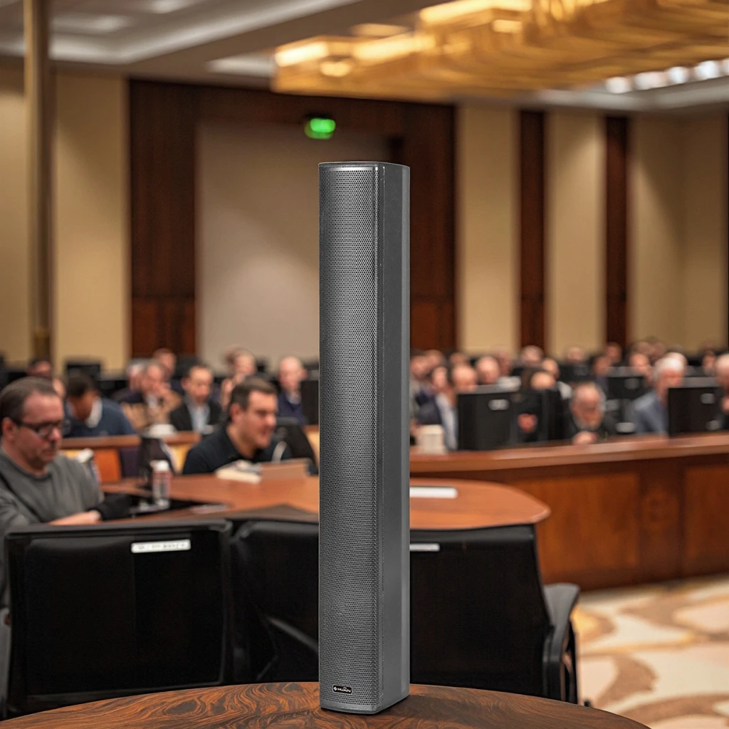 au-Professional 4*4 Inch Column Audio Speaker with Network Control and Function