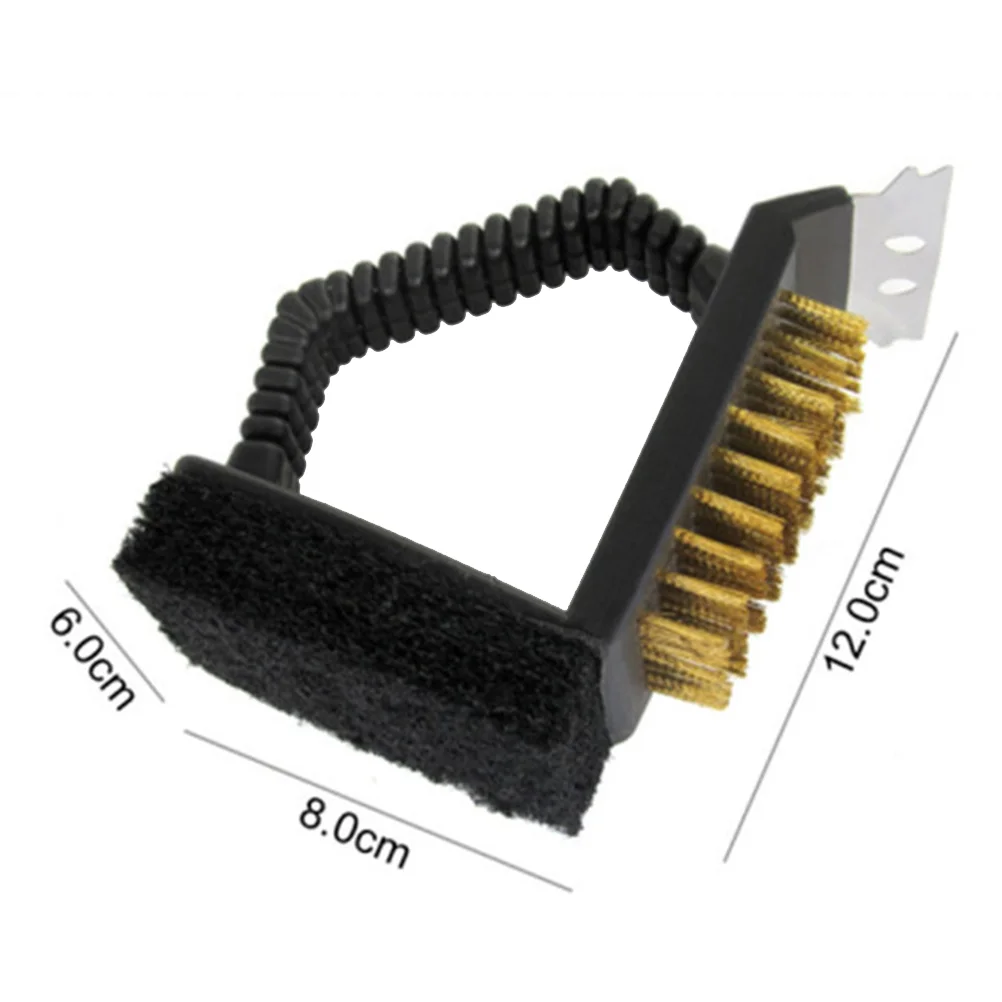 Barbecue Grill BBQ Brush Scraper Scrubber 3 in 1 Cleaner barbecue accessories barbecue cleaning brush