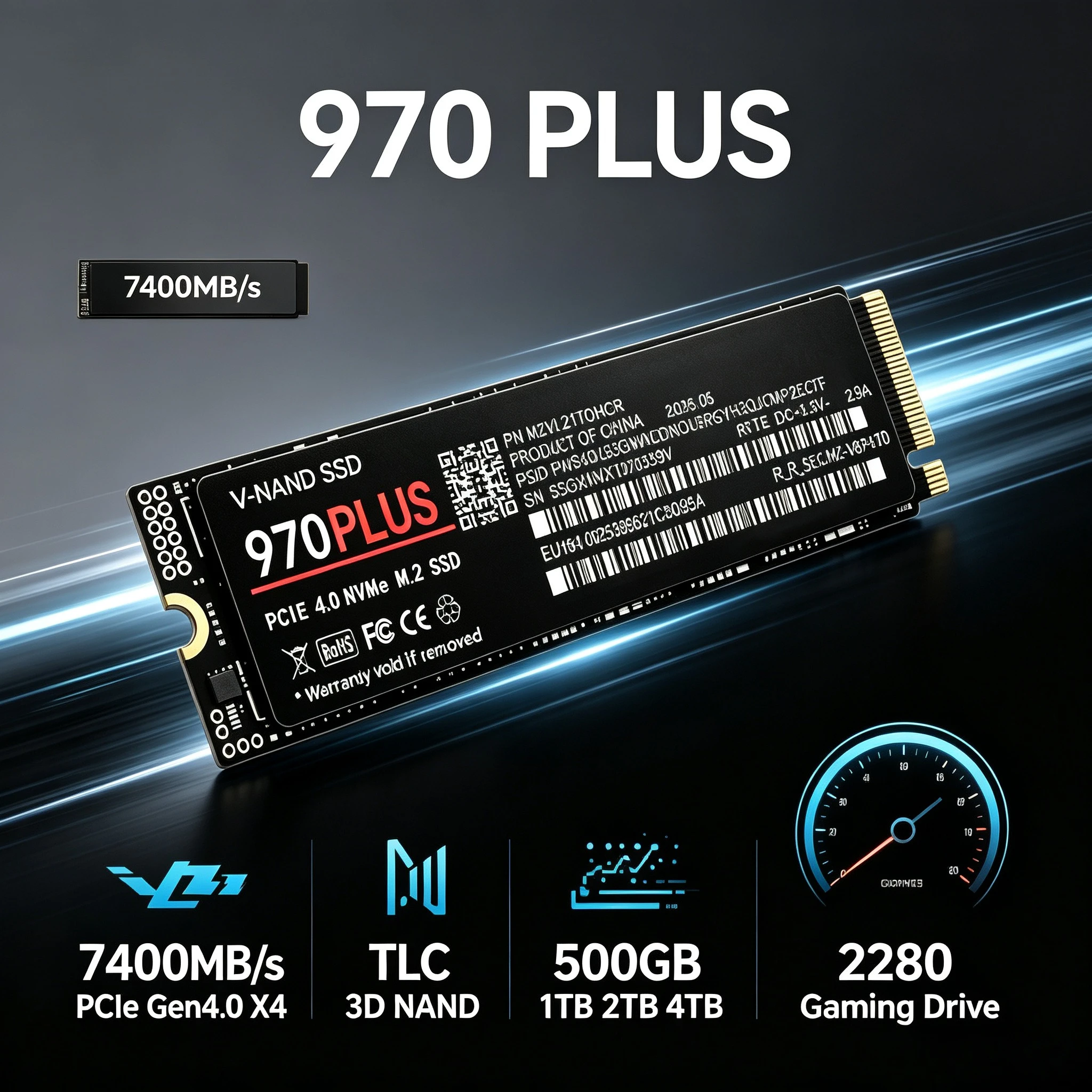 Pc Gaming News - New 970 PLUS 7400MB/s Internal M.2