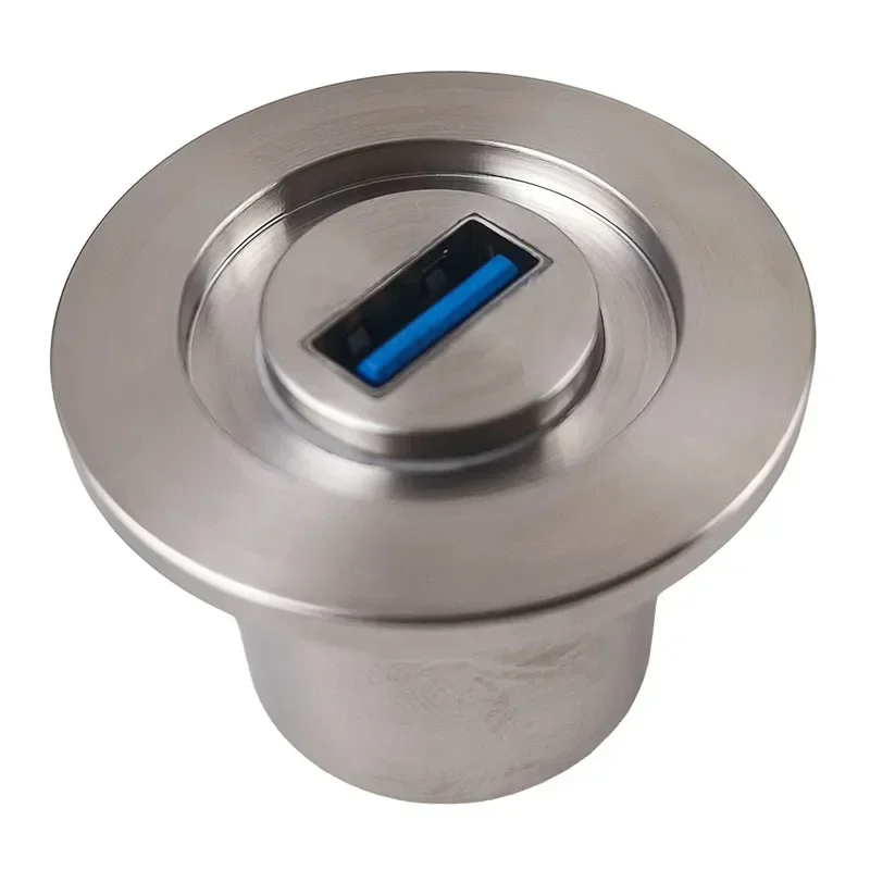 High Quality Products KF25 Flange with USB3.0 Feeder  SS304/SS316L