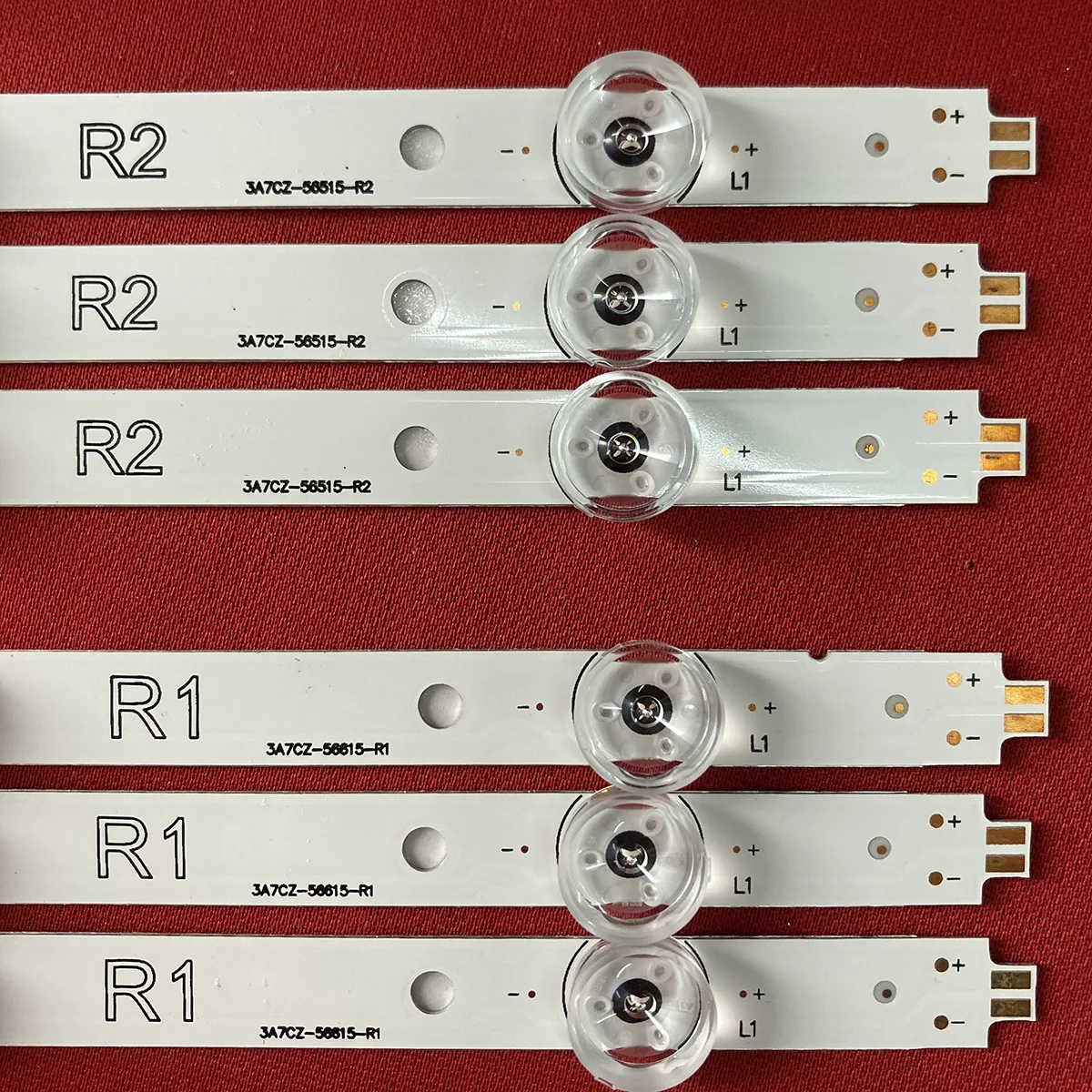 Imagem -03 - Tira de Retroiluminação Led para 55 V14 Slim Drt Rev0.0 l1 r1 l2 r2 tipo 6916l1803a 1804a 1805a 1806a Tx55asw754 Lc550duf