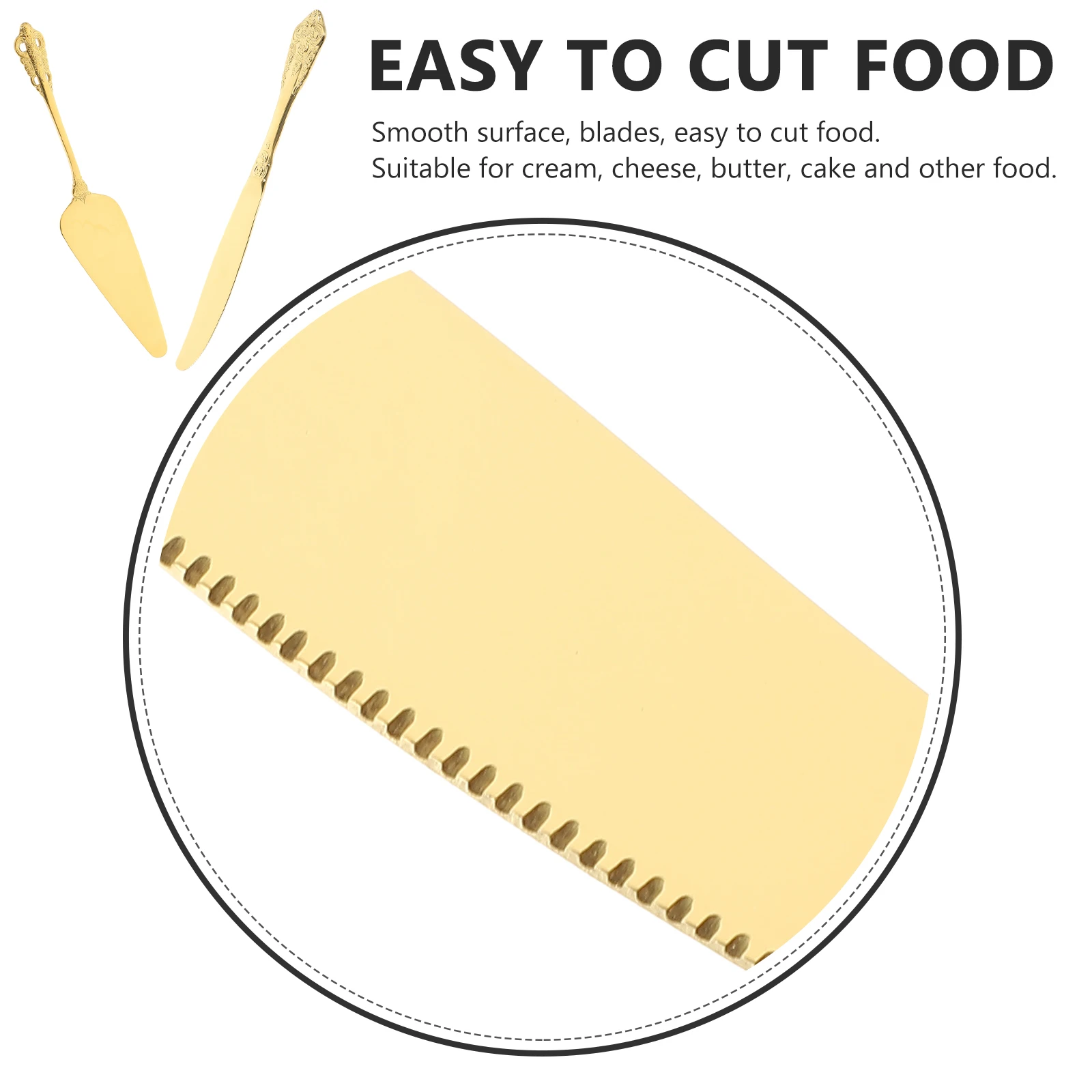 

Stainless Steel Cake Spatula Set Baking Small Spatulas for Kitchen Use Cheese Wheel Multi-function Tool