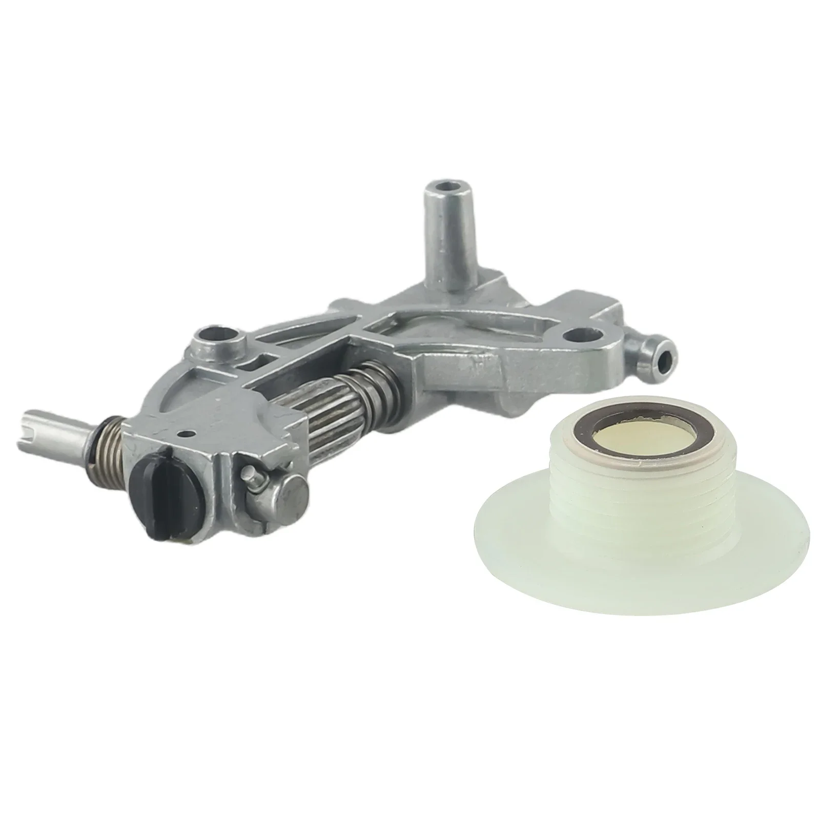 Worm Gear And Oil Pump Assembly For Chinese Chainsaw 5200 4500 5800 Series With 52cc 45cc 58cc Displacement Engines