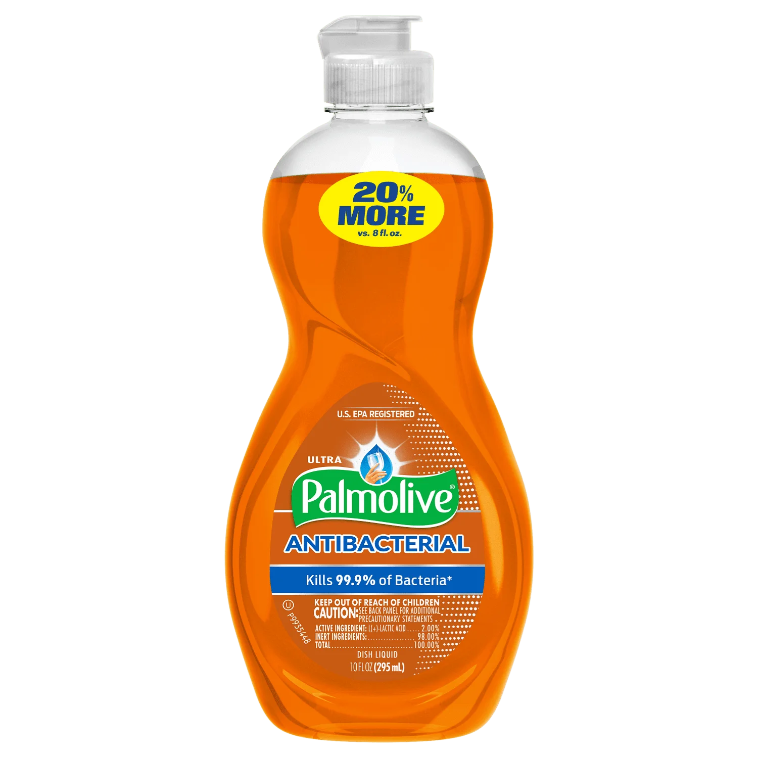 

Ultra Dish Liquid Anti-Bacterial Orange 10oz 5 Pack Palmolive Liquid Hand Soap Ultra Antibacterial Orange Dishwashing