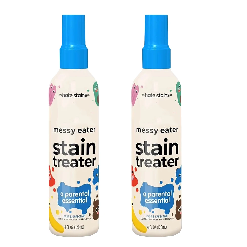 Spray descontaminante de 120ml para ropa, limpieza sin grasa, eliminador instantáneo de manchas, aceite para manchas de té, recién nacidos y bebés