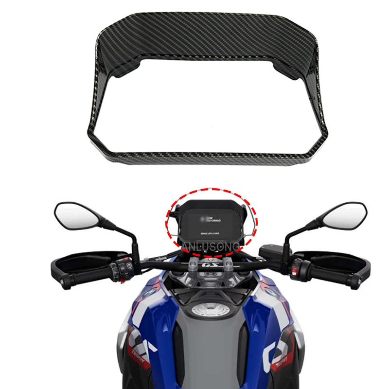 

Motorcycle Carbon Meter R1300GS Visor Instrument Sun Visor Hat Instrument Display For BMW R 1300GS R1300 GS R 1300 GS 2023 2024-