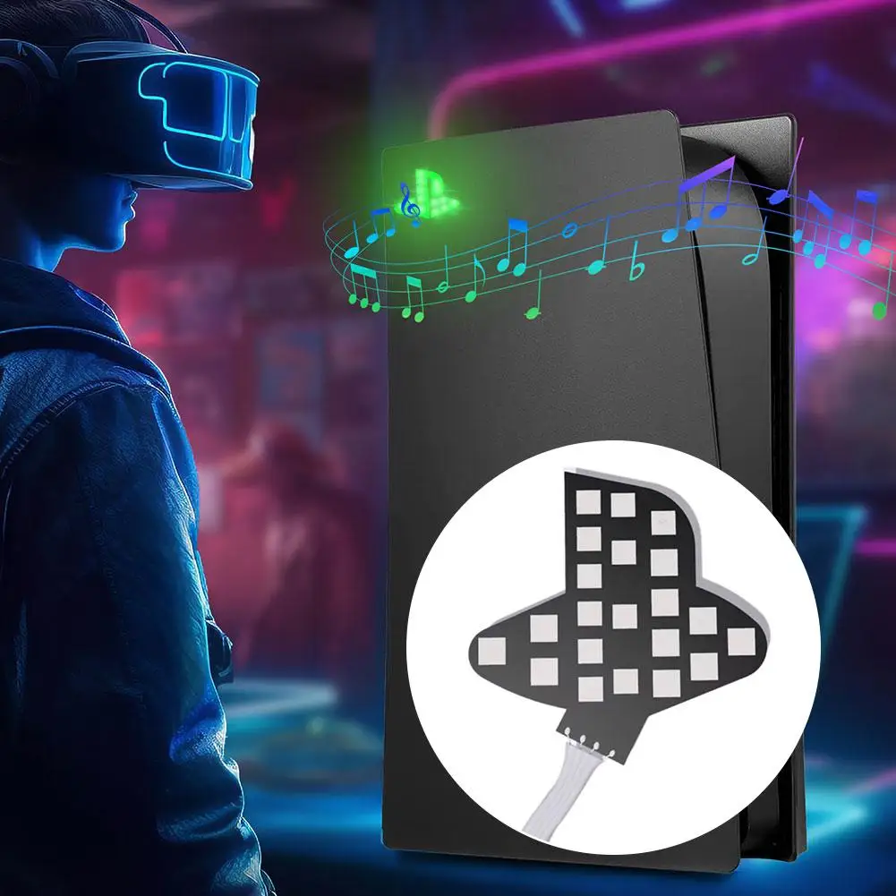 Game Console Atmosphere Light  Suitable For PS5 Logo Light Board  Suitable For PS5 Game Consoles With Ambient Lighting