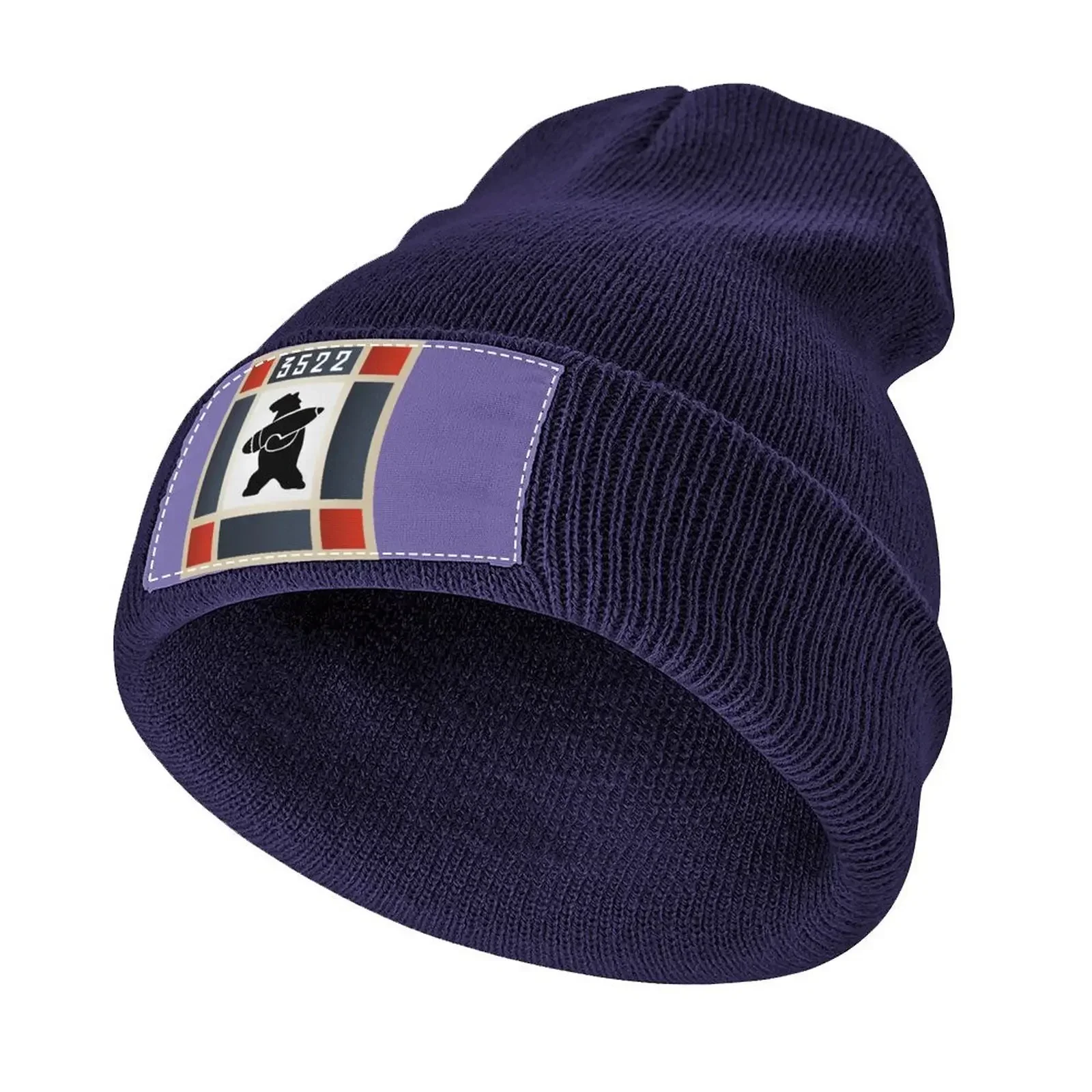 

Wojtek the bear (Polish Soldier Bear) - Company Banner Knitted Hat Anime Hat Christmas Hats Beach Outing Man Hat Women's