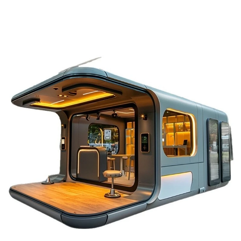 Mobile Homestay Container Coffee Shop Holiday Triangle House Sightseeing Room Commercial