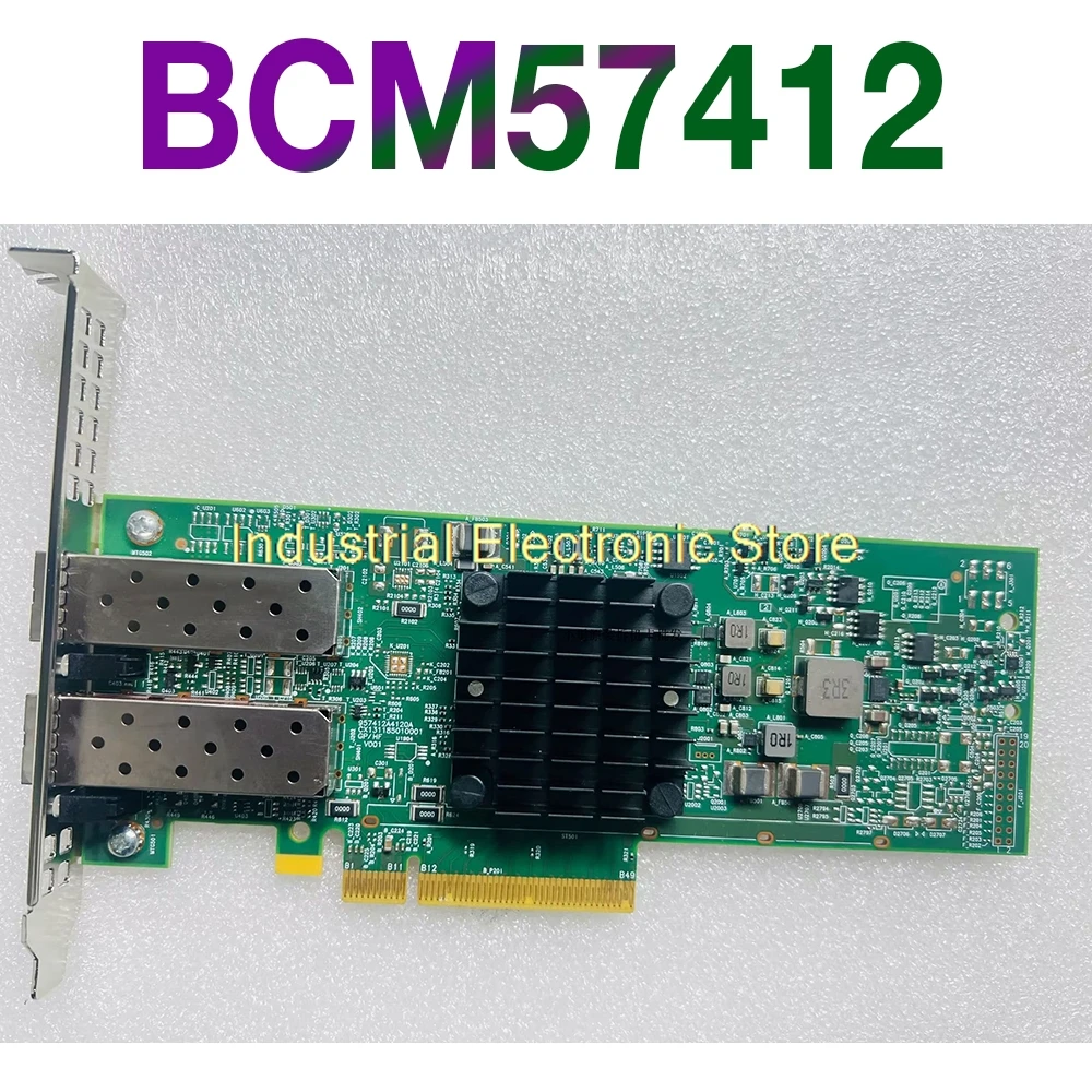 

Для двухпортовой 10-гигабитной сетевой карты Broadcom BCM57412 PCIe BCM957412A
