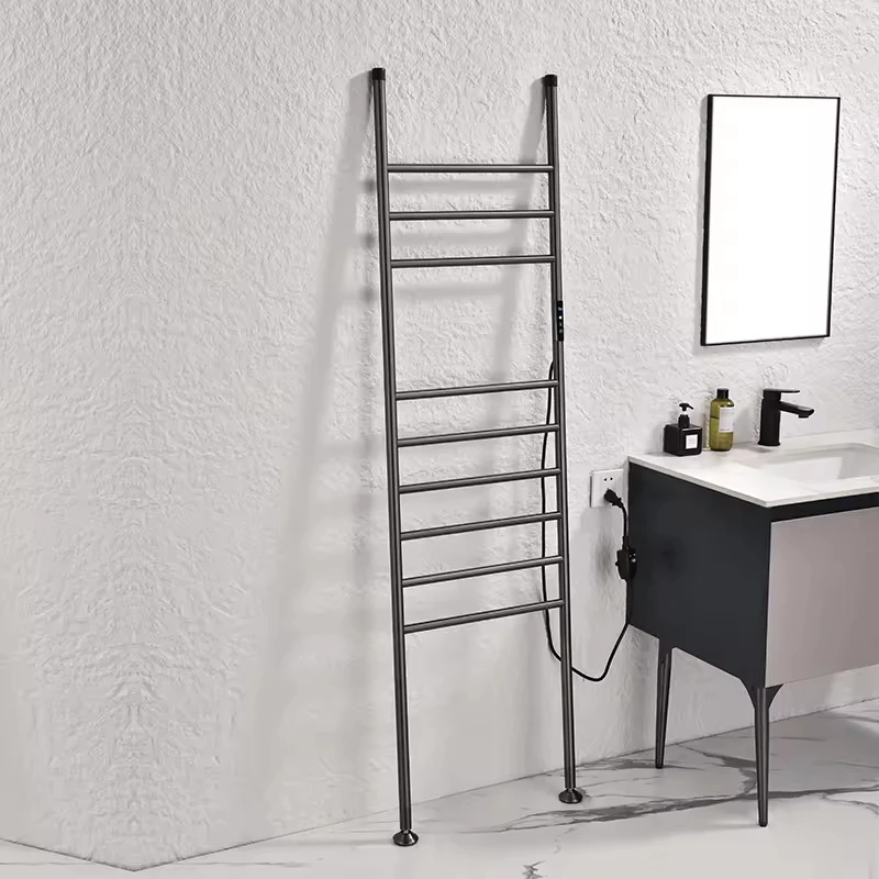 الذكية الفولاذ المقاوم للصدأ مجفف المناشف الكهربائية مزدوجة ساخنة منشفة دفئا سخان درجة حرارة ثابتة ساخنة لاستخدام شقة الحمام