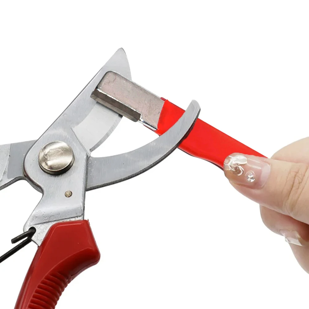 ミニポータブル金属ナイフ,庭の剪定ばさみ,ふた付きはさみ,高速,シャープ