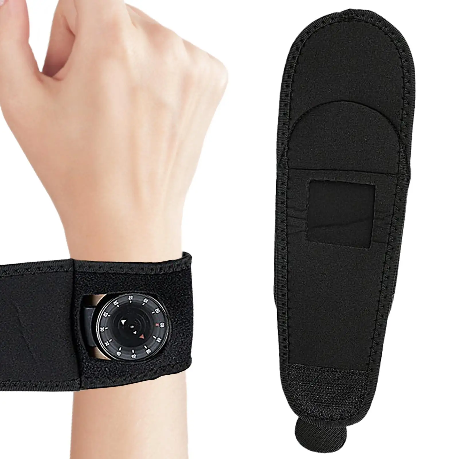 Smart Watch Protector Strap Watch Strap Protector Built-in Cushion Structure Weatherproof Armband Wrap For Running Cycling