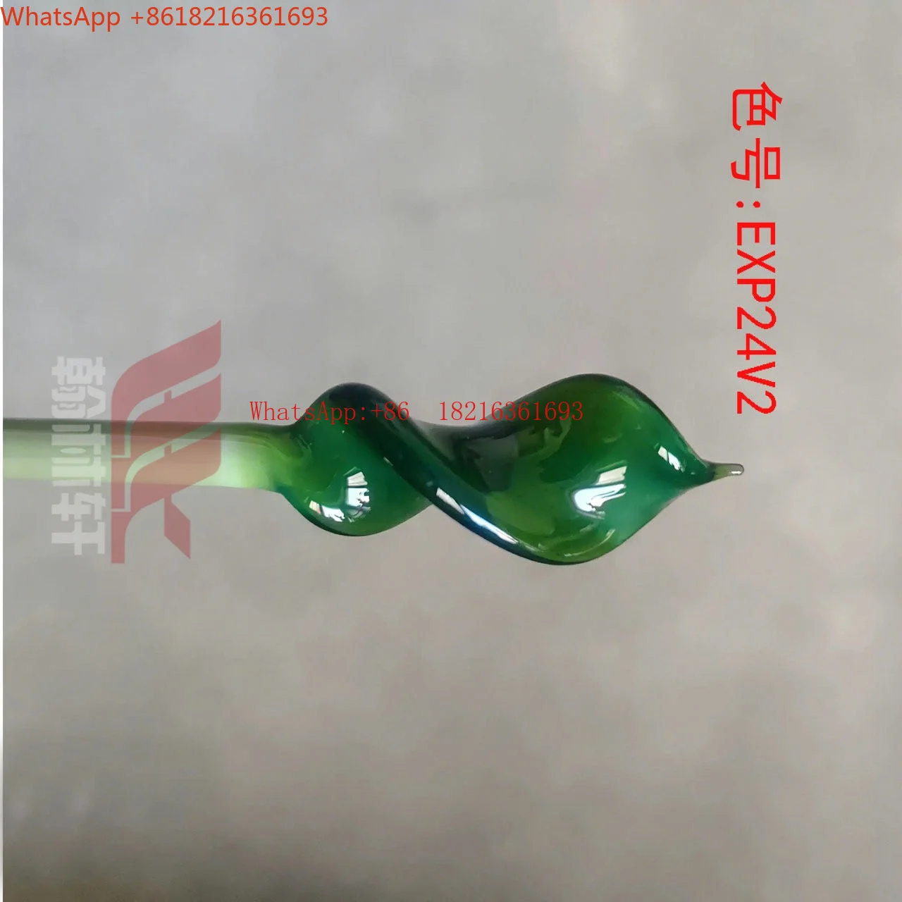 Limited Time EX24V2 Green Burned Glass, Lamp Glass Rod, Colored Glazed Hard Material