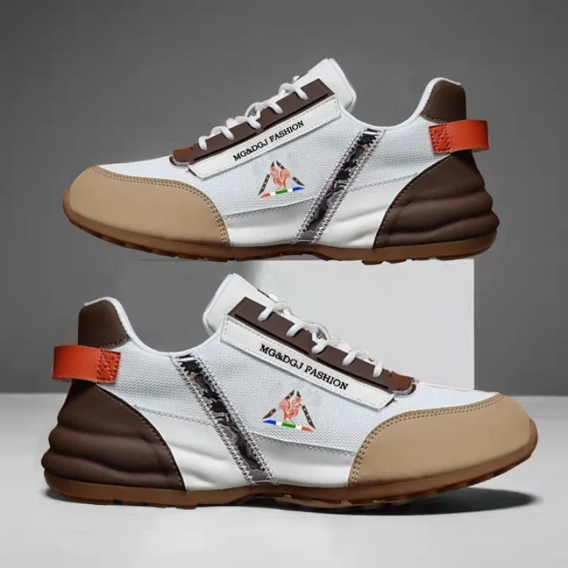 

2025 Spring New Rubber-Plastic Sole Casual Board Sneakers for Outdoor Sports - Comfortable, Soft, Slip-Resistant, Durable, and T